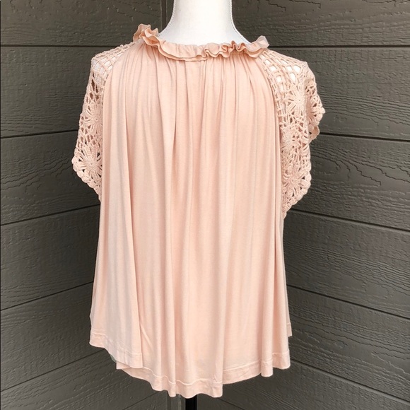 Wishlist Crochet Sleeve Top - Picture 4 of 4